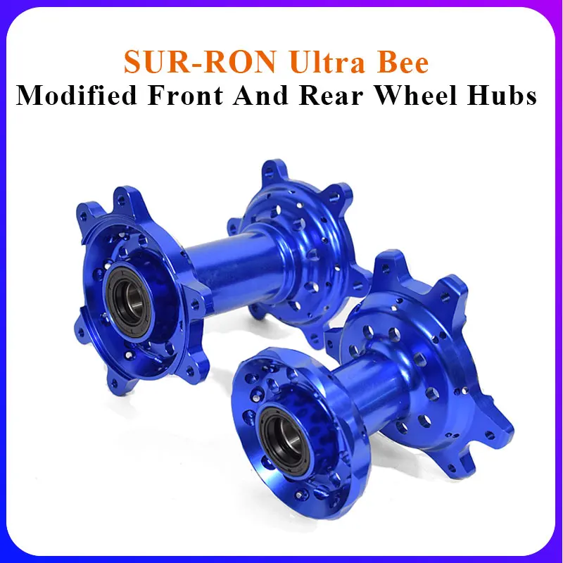 

For SURRON Ultra Bee Wheel Hubs Front and Rear CNC Modified Front and Rear Wheel Hubs Accessories SUR-RON