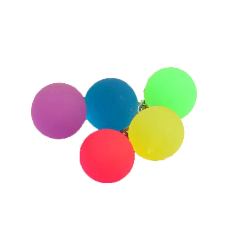 Jouets nostalgiques d'enfance, balles rebondissantes pour enfants, jeu de sport à doigts colorés, jouet interactif, petit cadeau, 5 pièces