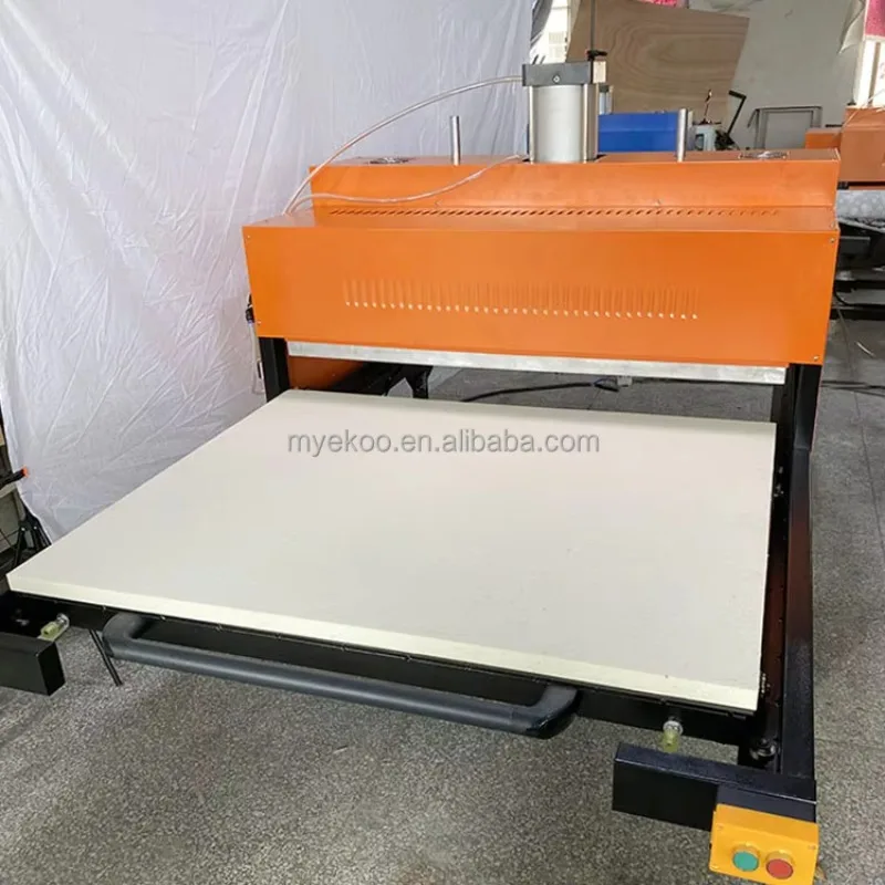 Large Format Pneumatic Heat Press Machine Dual Station For T Shirt Sublimation Custom Design Small Business Manufacturing