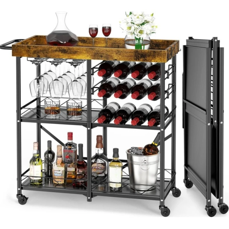 

Food Cart Wine Shelf Kitchen Seasoning Bottle Shelf