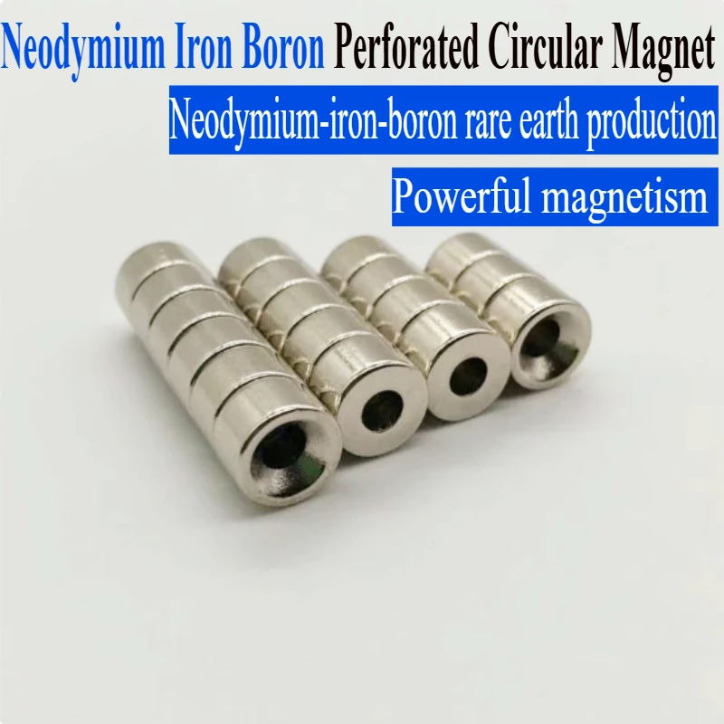 

50pcs/lot Circular countersunk powerful magnets with a diameter of 15-18mm