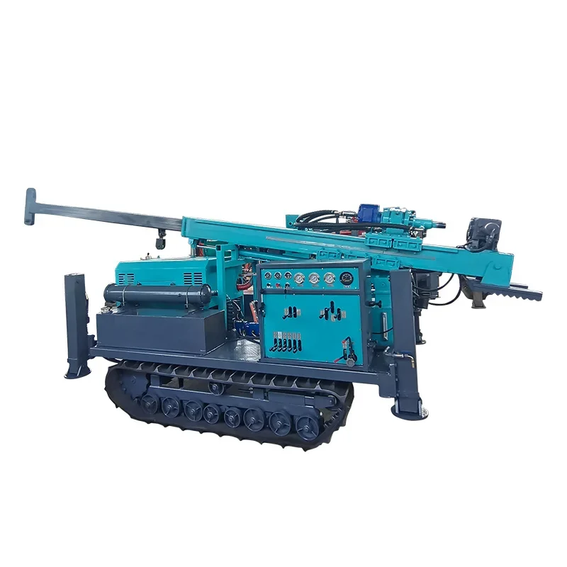 China Manufacturer Crawler Core Drilling Rig Machine Rock Sample Fully Hydraulic Fast Coring Drill Rig Machine Drill Rock Soil