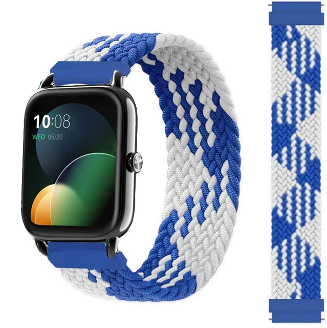 Nylon Solo Loop Strap For Haylou RS4 Plus Sport Smartwatch Band Flexible Watchband For haylou GST/RS4 Soft Wristband Replacement