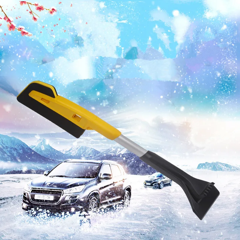 Car Snow Ice for Scraper SnoBroom Snowbrush Shovel Removal Brush Winter Car Care & Cleaning Multipurpose Snow Removal Brush