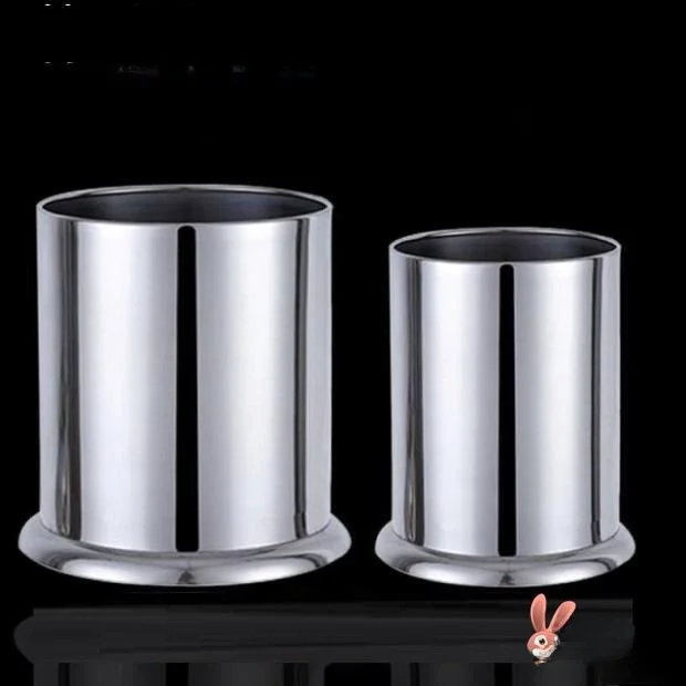 

Большая многофункциональная туба-контейнер для палочек из нержавеющей стали для ресторанов, столовых и общепита, для хранения и очистки.