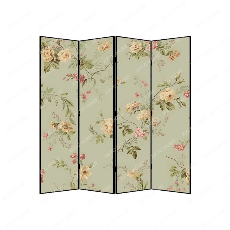 

Mobile Folding Screen Dining Room Bedroom Living Room Partition Decoration Background Simple Home Blocking Pastoral Style