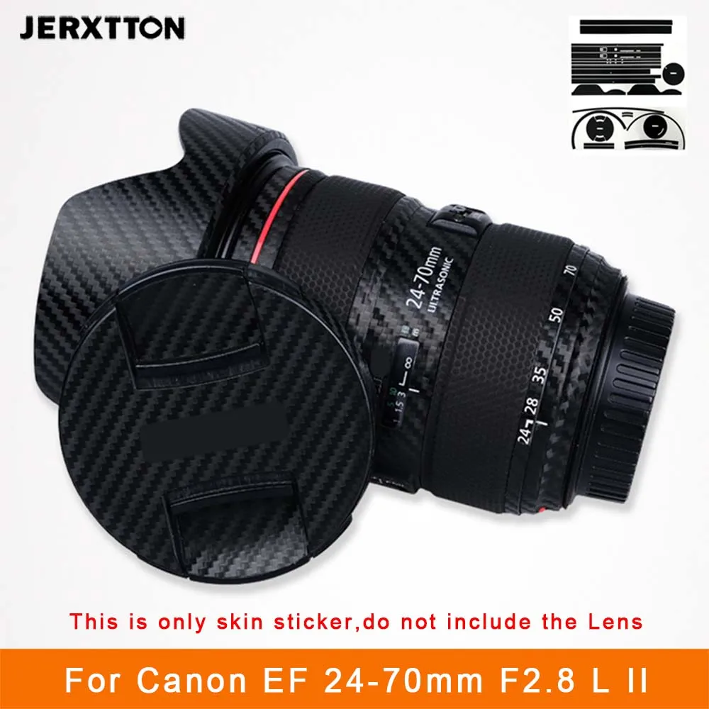 

Защитная пленка-наклейка для объектива Canon EF 24-70mm F2.8 L II II с покрытием от царапин, защитная пленка-обертка для корпуса камеры