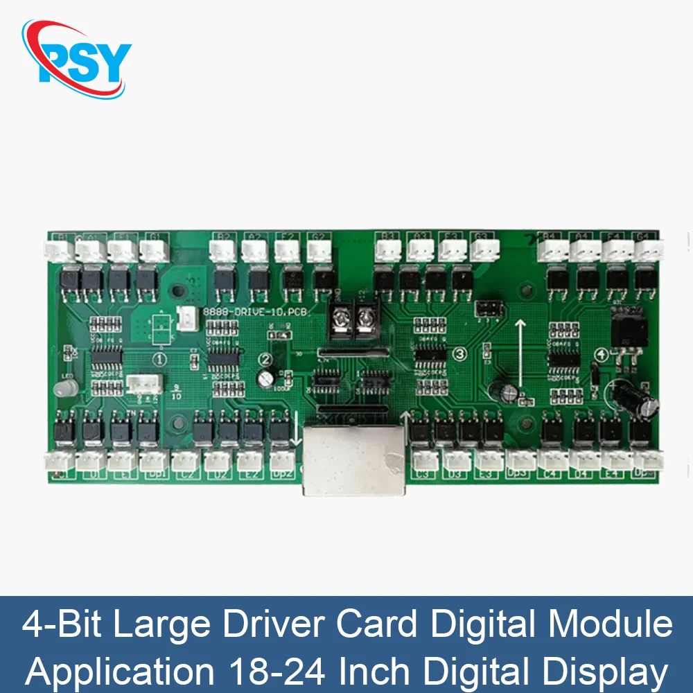 4/5 Digit Large Digital LED Module Driver For 18-inch to 24-inch Digital Display Control Programmable Gas Station Natural Gas