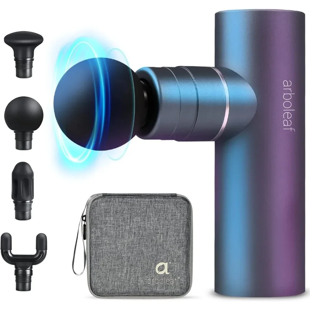 

Массажный пистолет для глубоких тканей, предметы FSA HSA Eligible, цельнометаллический электрический портативный ручной массажер с футляром для спины, тела S