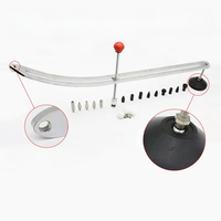 Car Auto Car Dent Removal-Fender Damage Repair Puller-Lifter Arc Crowbar Tools Hook Rods Kit Dent Repair Tools Spare Parts