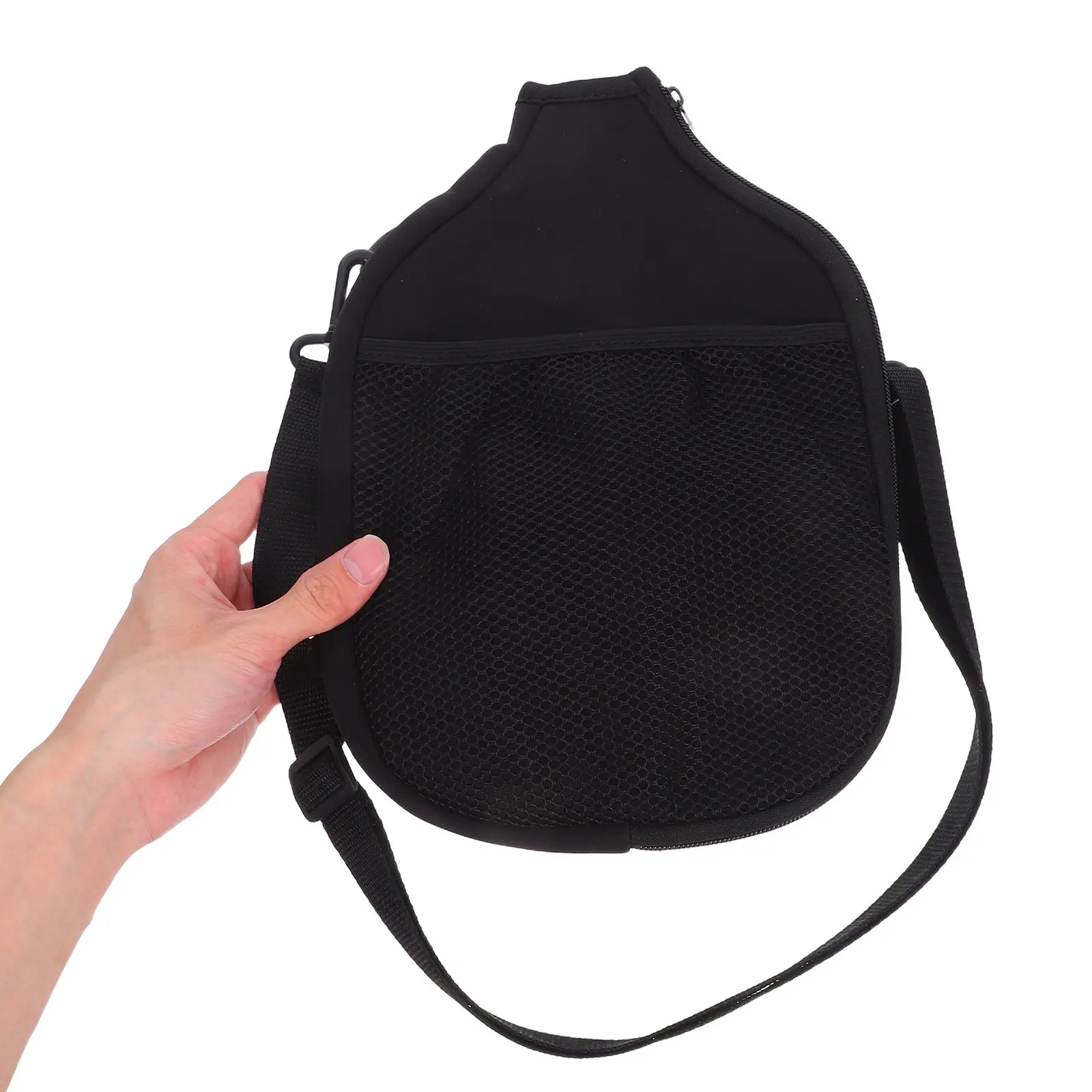 2Pcs Waterproof Neoprene Paddle Cover Protective Sleeve Mesh Pocket Storage Portable Bag for Table Tennis Pickleball Rackets