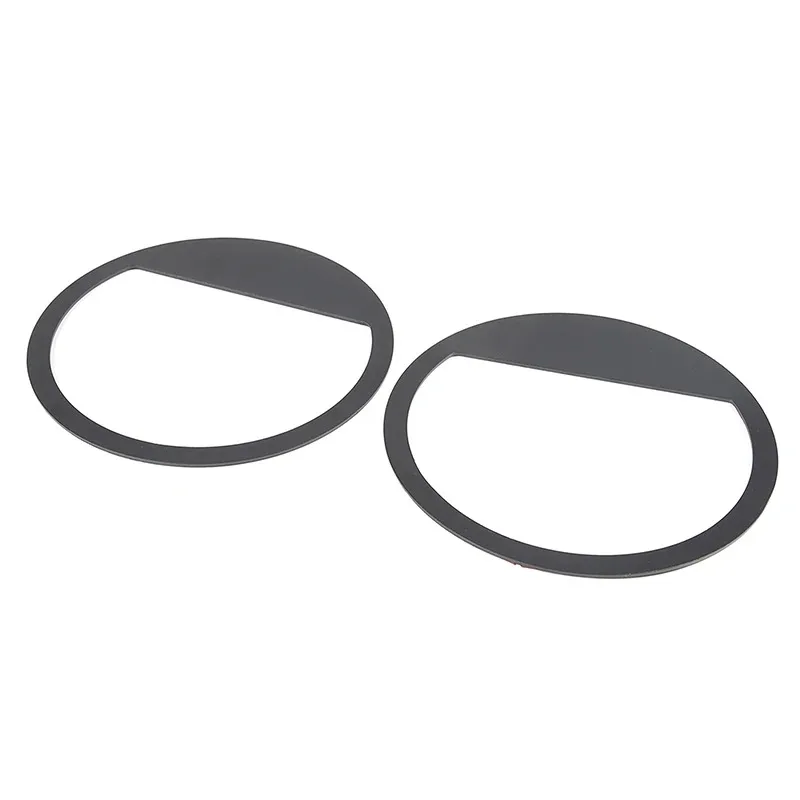 

Suetlcoity для Toyota FJ Cruiser 2007-2021, черная автомобильная фара из алюминиевого сплава Angry Eyes, накладка на фару, автомобильные аксессуары