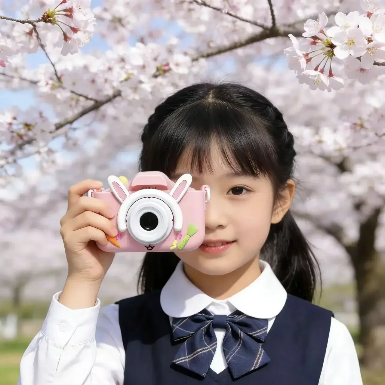 

Детская цифровая камера 2026 года: HD, двойной объектив, мультяшный дизайн, мини-видеокамера-игрушка. Идеальный подарок на праздники и дни рождения для детей.