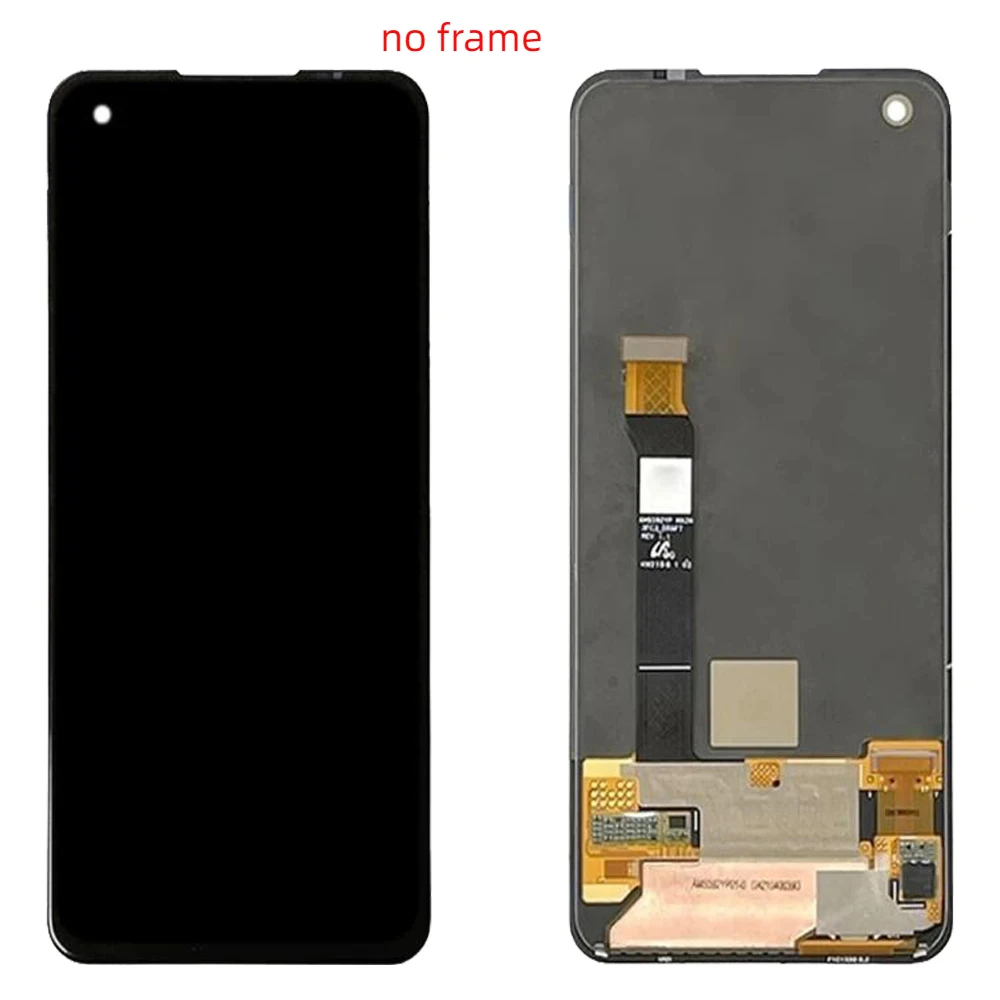 Amoled For Asus Zenfone 8 ZS590KS ZS590KS-2A007EU I006D lcd Touch glass frame Full for Zenfone 8z front screen display