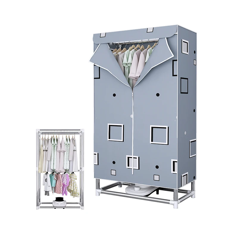 Wholesale High Quality Portable Clothes Dryer Machine Fabric Metal Pipe Home Usage 900W Motor Dryer Machine