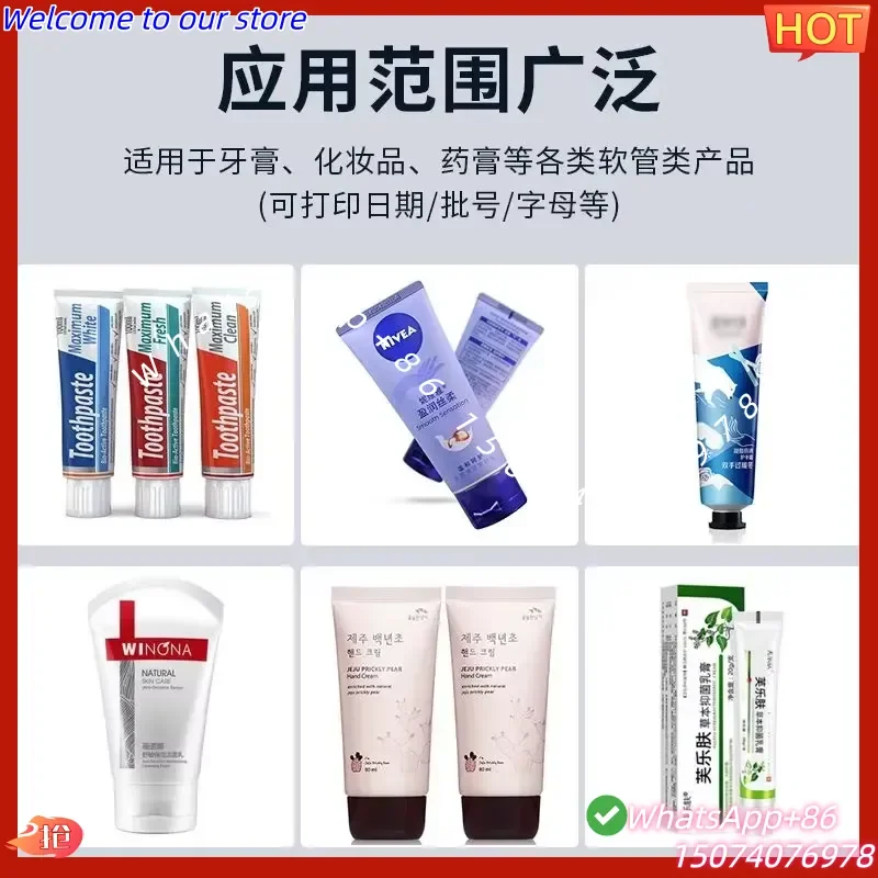 2026 Factory Price Sale Plastic Tube Filling and Sealing Machine Ultrasonic Tube Sealer Toothpaste Tomato Soldering Cleaning