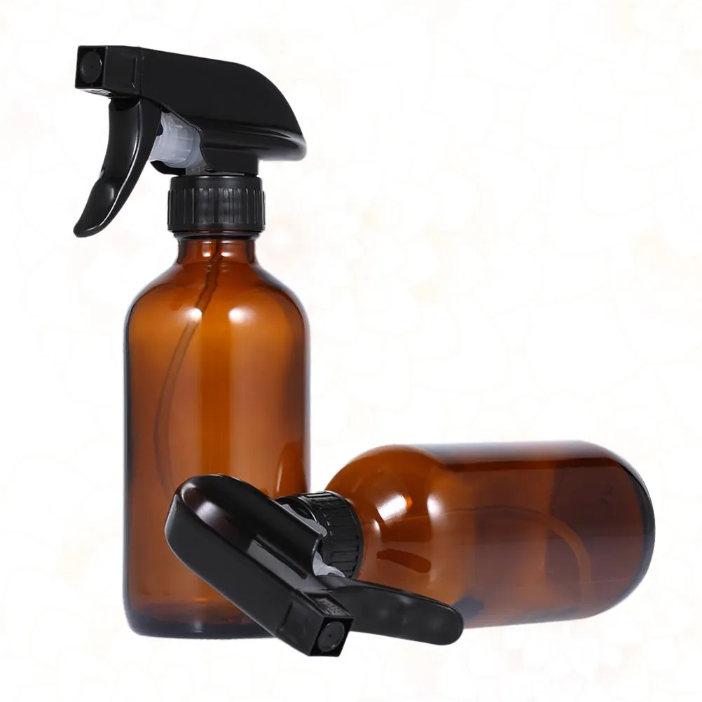 2Pcs 240Ml Premium Glass Plastic Spray Bottle with Easy Trigger Lightweight Refillable Reusable for Plant Watering Car Cleaning