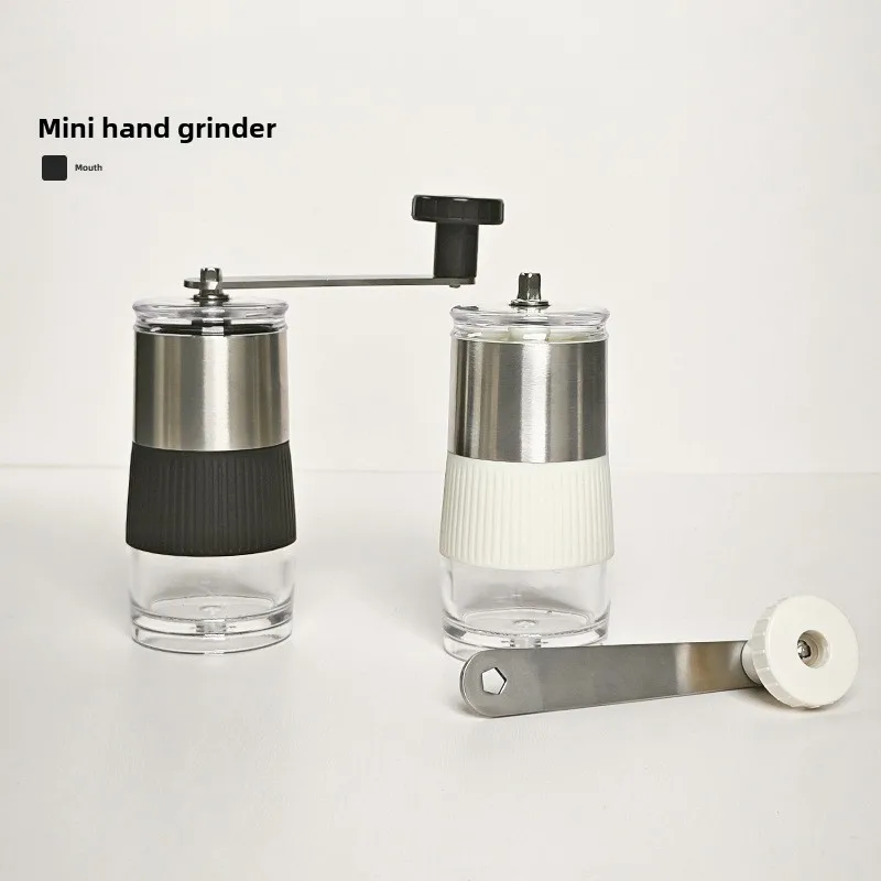 Mini Hand Crank Coffee Grinder,Ceramic Grinding Core,Stainless Steel Coffee Utensils,French Press/Hand Brewed/Espresso Coffee