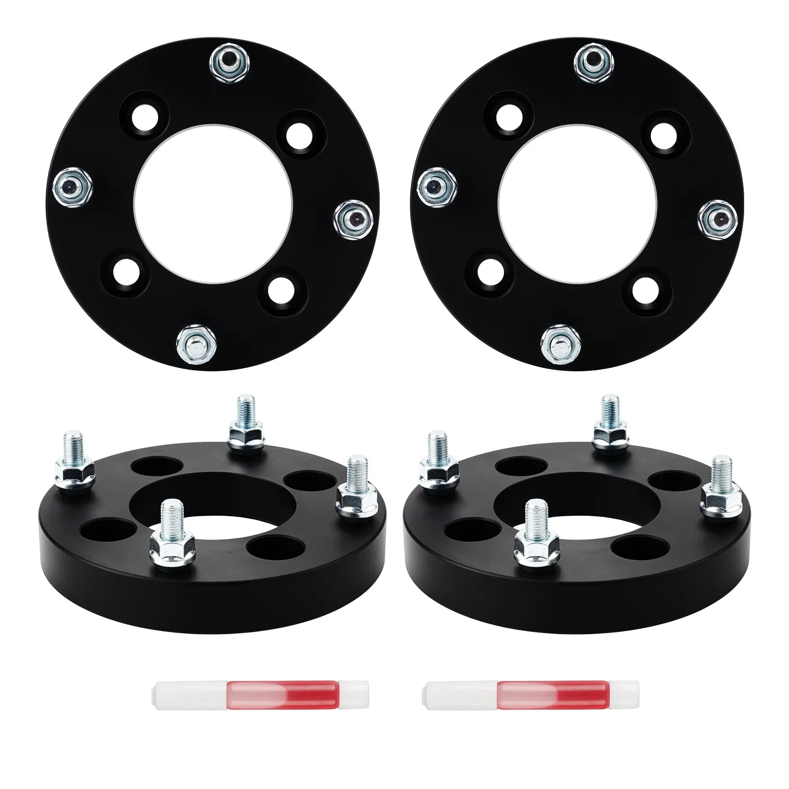 4Pcs 1" 4x110 to 4x137 ATV Wheel Spacers Adapters For Honda Suzuki Kawasaki