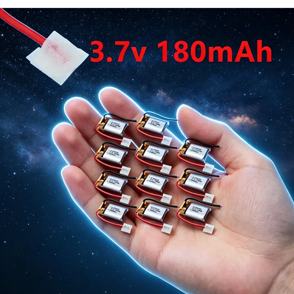 3.7V 180mAh 20C Lipo Battery For Syma S107 S107G S107-19 Skytech M3 Airplane Helicopter Drone Lithium Battery 651723