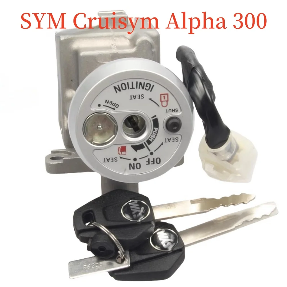 FOR SYM Cruisym Alpha 300 Original Lock Set Electric Door Lock Main Switch