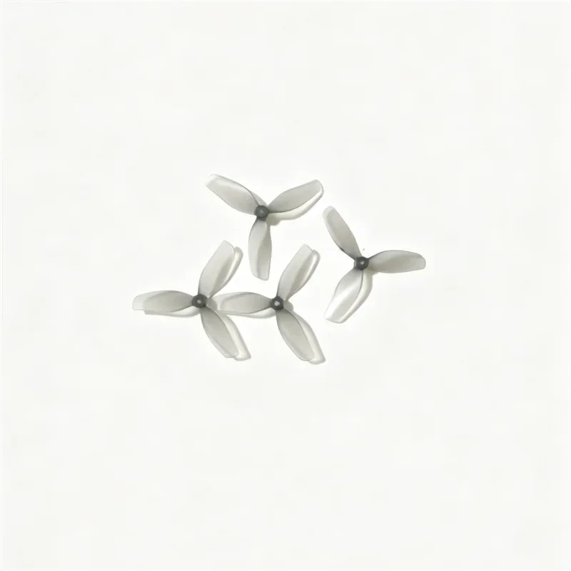 HQProp 1.6X1X3 1.6 Inch 3-Blade Propellers, 40mm PC Props 1mm Shaft for Tiny Whoop Micro Quad, 2CW+2CCW