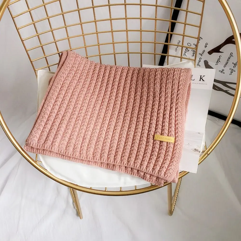 Bufanda de Punto Grueso de Color Sólido, Bufanda Vintage Cálida de Invierno para Mujer, Pañuelo para Exteriores, Bandelete para Hombre y Mujer