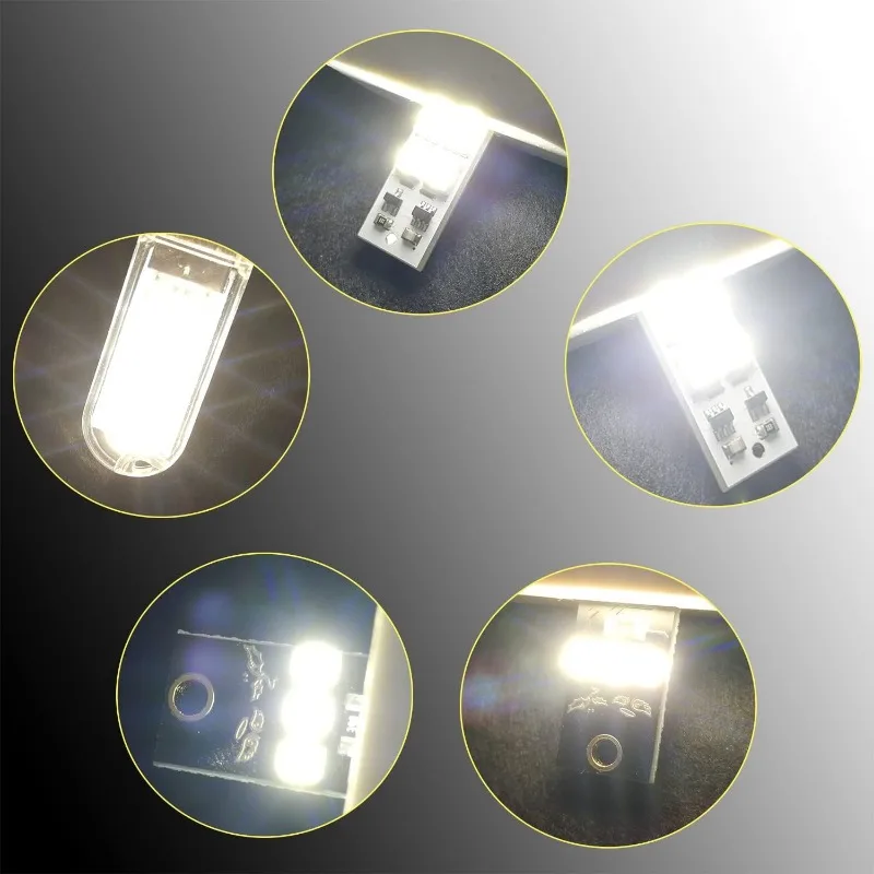 12pcs 4 Kinds USB Light，Plug in Small LED Light Super Bright LED Mini USB Port Portable Night for Laptop Keyboard Light