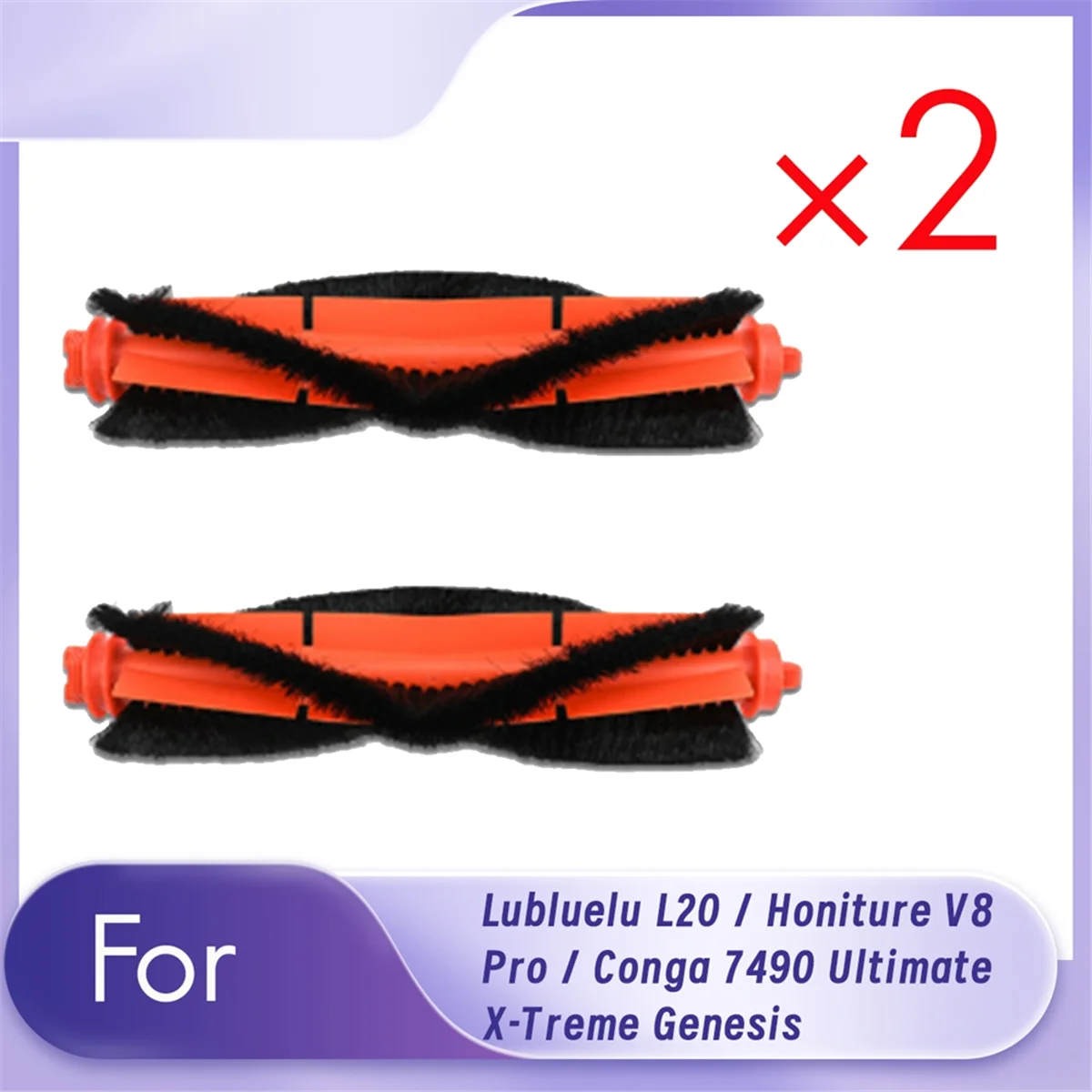 2 قطعة فرشاة الأسطوانة ل Lubluelu L20 / Honiture V8 Pro / Conga 7490 Ultimate X-Treme Genesis ing ملحقات الآلة