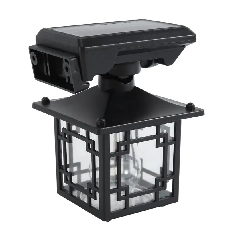 ABZC-Solar Wall Garden Lamp 200LM Motion Sensor Wall Lights Fence Light Super Bright Motion Sensor