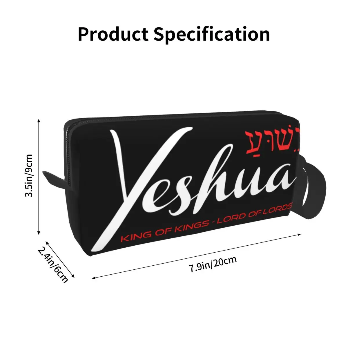 Yeshua Jesus Christian Makeup Bag Women Travel Cosmetic Organizer Kawaii Storage Toiletry Bags Dopp Kit Case Box