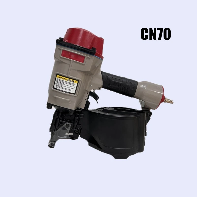 Pneumatic Coil Nail Gun High Power Woodworking Nailer Tool For Furniture Pallet Construction Nailing Operation