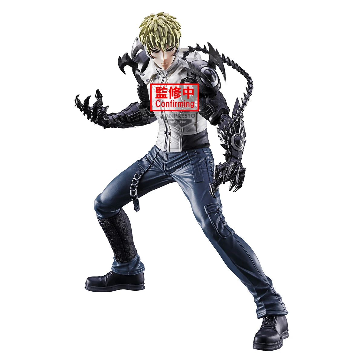 Original Bandai One Punch Man Anime Grandista GENOS PVC Action Figures Banpresto Figurine Model Toys