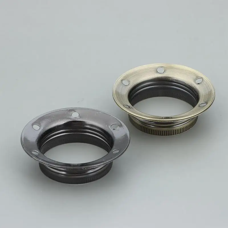 (.) E27 E26 Vintage Lamp Holder Ring DIY Industrial Pendant Light Bulb Base With Ring Retro Screw Socket Fitting Adapter