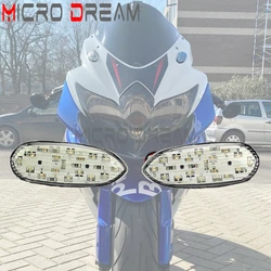 For Suzuki GSX-R 600 GSX-R 750 GSX-R 1000 2005-2016 Motorcycles LED Flush Mount Turn Signals Blinker Indicator Flasher Lights E8
