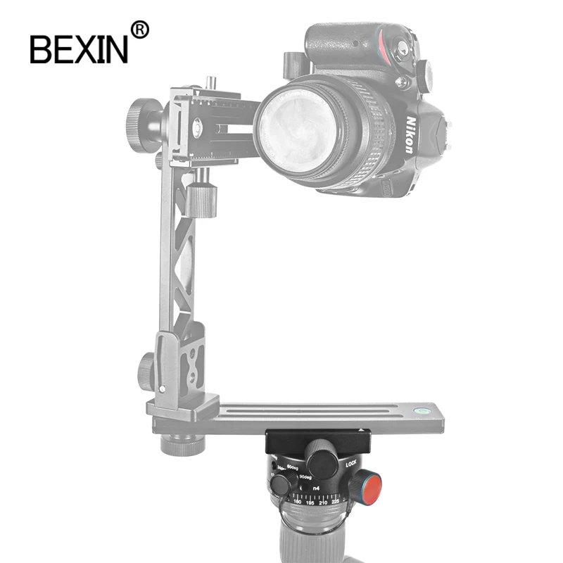 LEP02 tripod head node adjustment panorama head with quick release plate 360 rotator blind spot shooting adapter for dslr camera