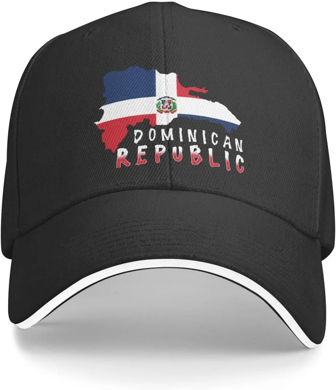 Flag of The Dominican Republic Map Hat