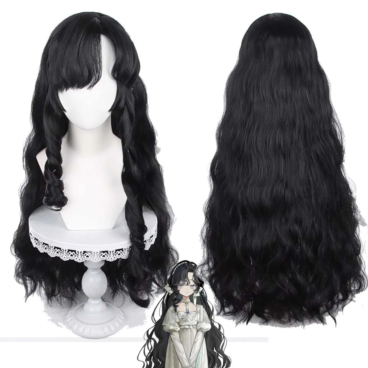 

Фестивальный карнавальный реквизит, аниме, обратный ход 1999, косплей, изольде, парик из синтетических волос