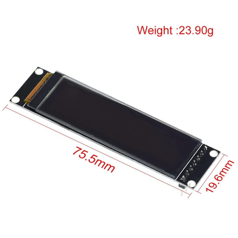 Écran OLED réel 2.08 pouces, Module LCD graphique 256x64, écran d'affichage blanc SH1122, Support de contrôleur SPI