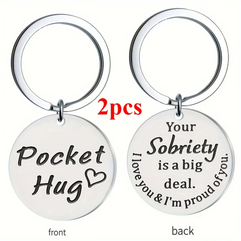 2PCS Elegant and Durable Alcohol/keychain, Suitable for Both Men and Women, Is An Ideal Motivational Gift for Family and Friends. They Are Suitable for Various Occasions Such As Milestone Moments, Birthdays, Easter, Father's Day, Mother's Day, Etc