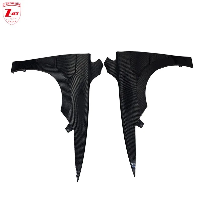 Z-ART Carbon Fiber Front Fender for Golf GTi 8 Carbon Fiber Front Wing for VW Golf 8 GTi Golf R 2021+