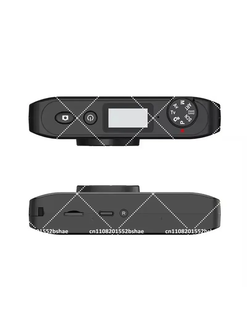 Retro Vintage Mini Digital Camera LED Flash Counter Camera Black
