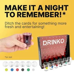 Drinking Game, Fun Social Shot Glass Party Game For Groups Couples, Multicolor, One Size, 1.5 Oz，gathering，gift