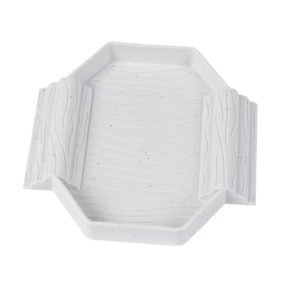 Plastic Tortoise Water Dish Anti-Slip Bathing Pool Reptile Pool Dish Stain-Resistant Water Bowl Turtle Bath Tub All Seasons