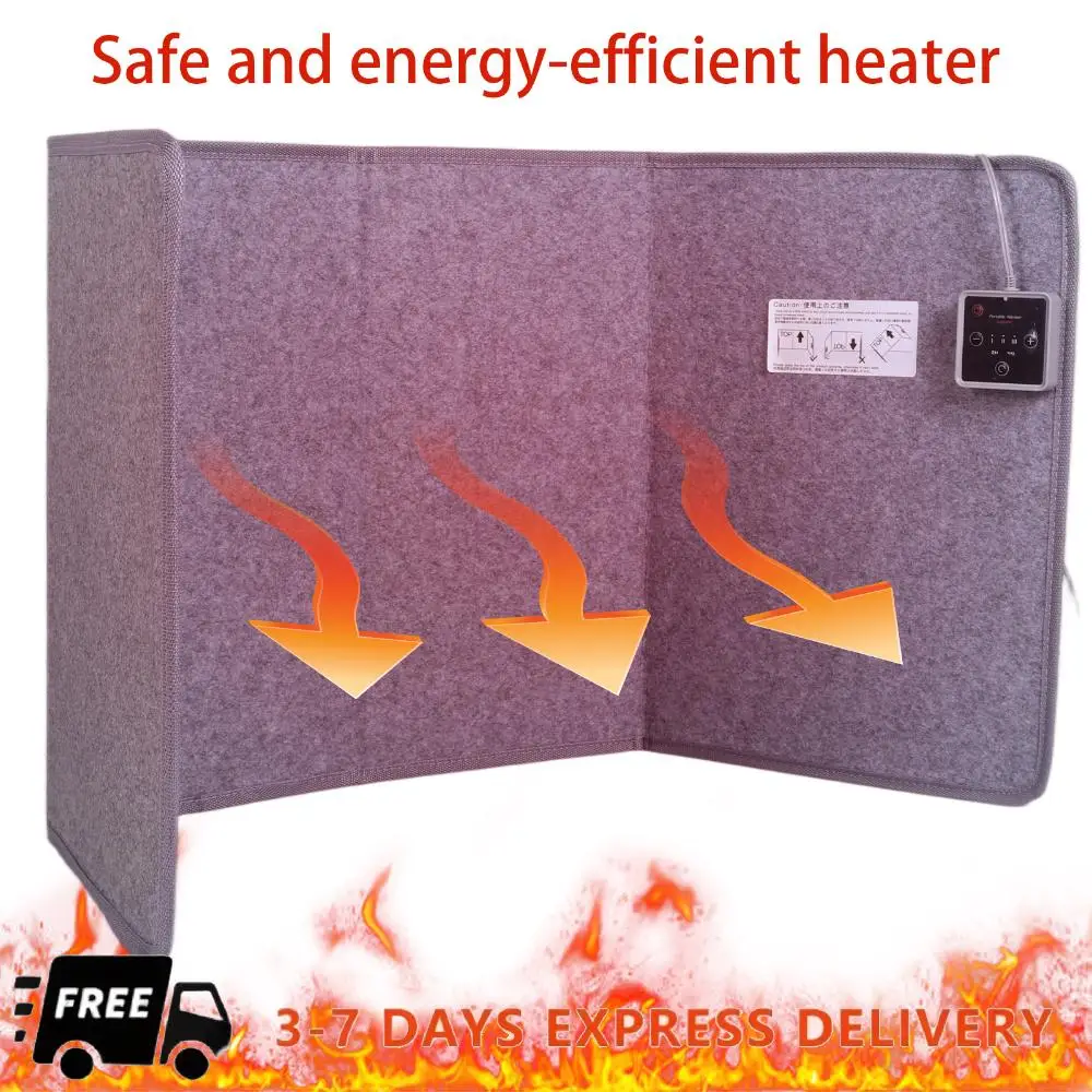 

Under Desk Warmer Silent and Energy Efficient Personal Under Desk Heater for Legs & Feet Office Home with Thermostat and Timer