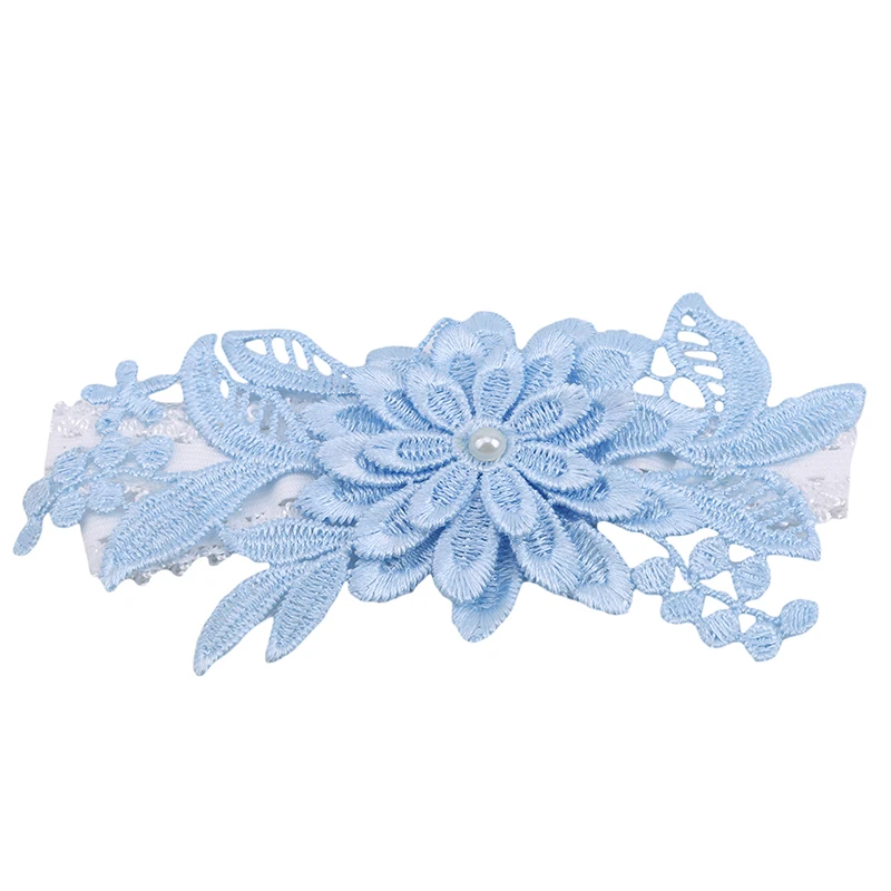 Sexy Lace 2pcs/Set Wedding Garter Lace Embroidery Floral Sexy Garters for Women/Bride Thigh Ring Bridal Leg Garter