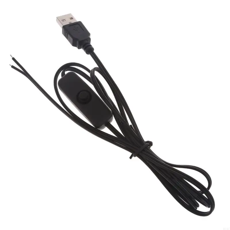 918C ذكر 2 دبوس USB DIY سلك طاقة لحام لكاميرات مراوح أضواء LED 5 فولت