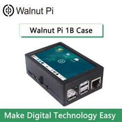 Walnut Pi 1B case 3.5-inch display case multi-purpose replaceable cover with fan installation for Raspberry Pi 4B