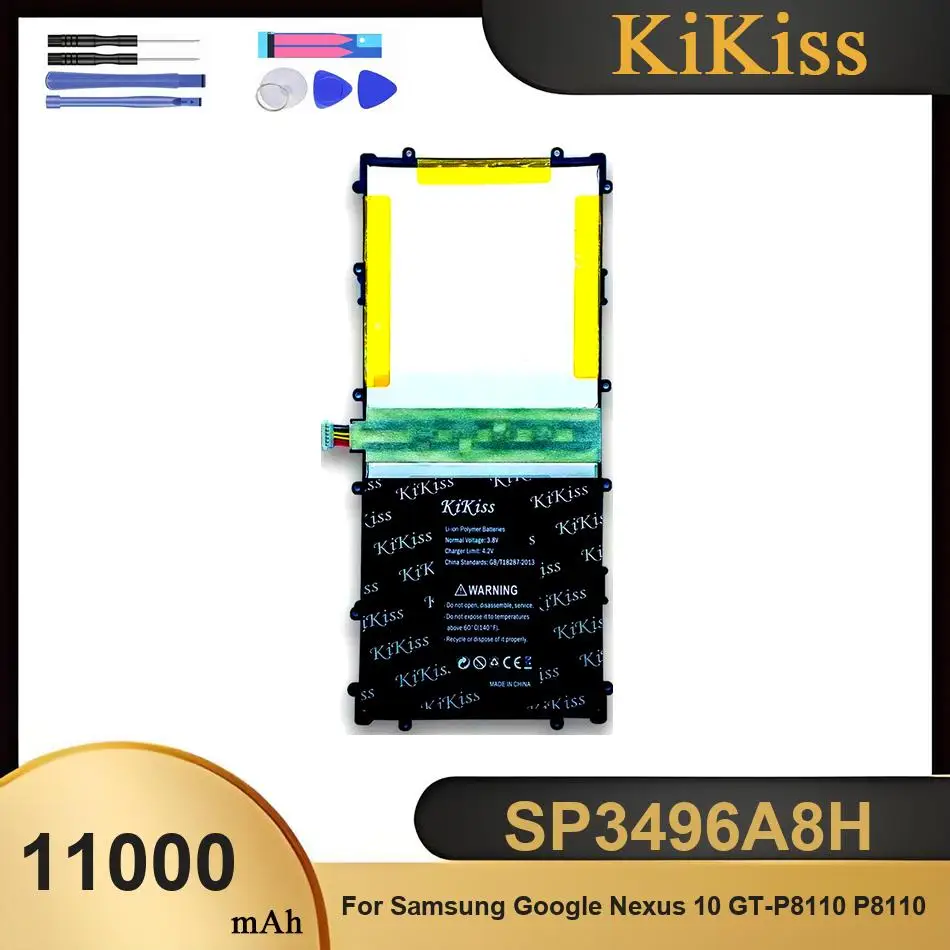 

SP3496A8H Battery For Samsung Google Nexus 10 GT-P8110 P8110 Rechargeble Batteries ,with Tools