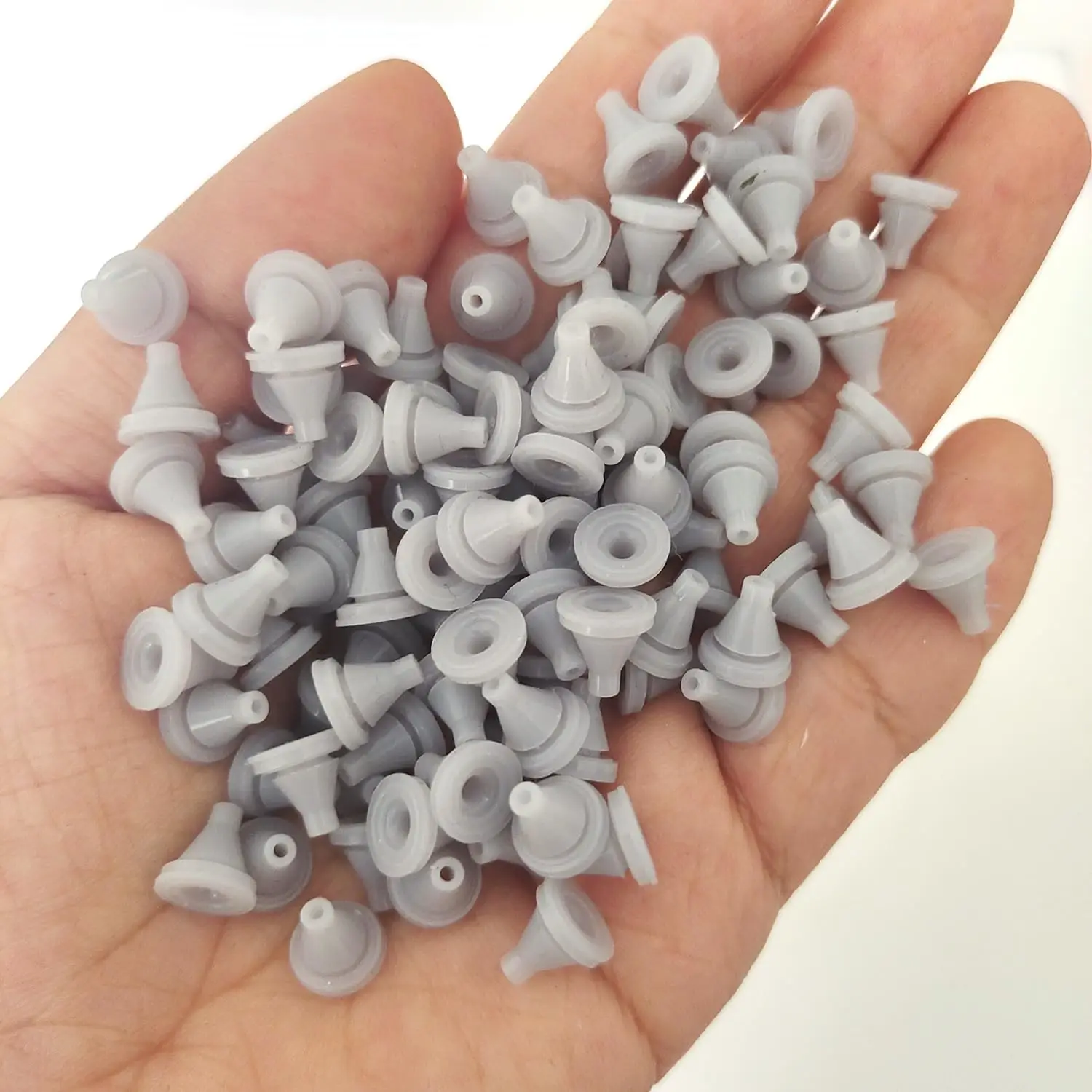

100 PCS Shower Head Replace Parts Shower Head Nozzles Replacement Showerhead Spray Hole Silicone Nozzle Universal Sprinkler For